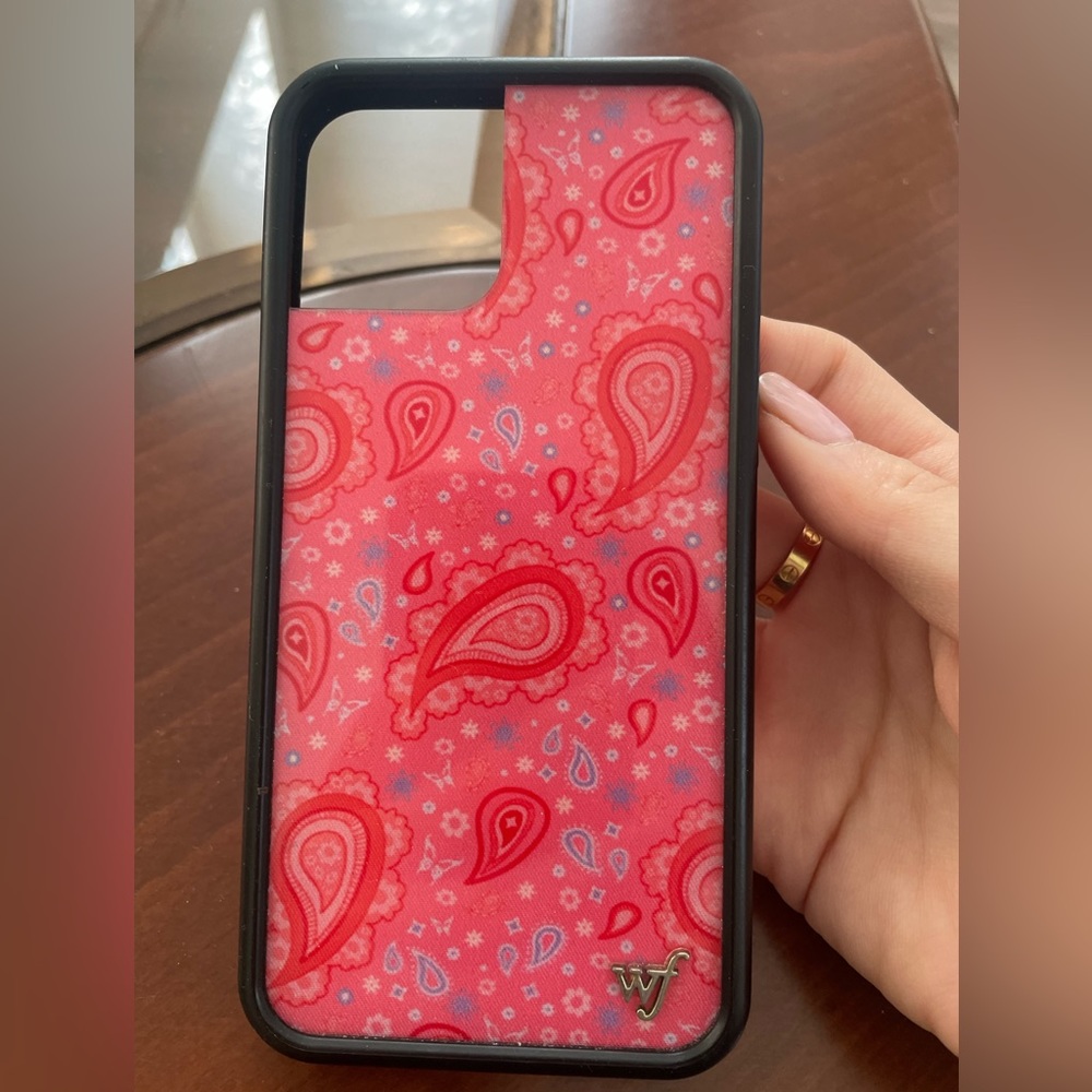 Strawberry Paisley iPhone 12/12pro case